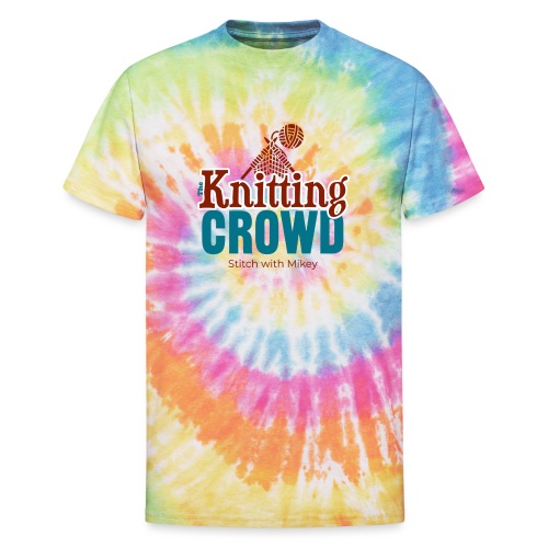 The Knitting Crowd - Unisex Tie Dye T-Shirt
