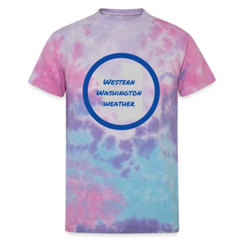 Western Washington Weather Logo - Unisex Tie Dye T-Shirt