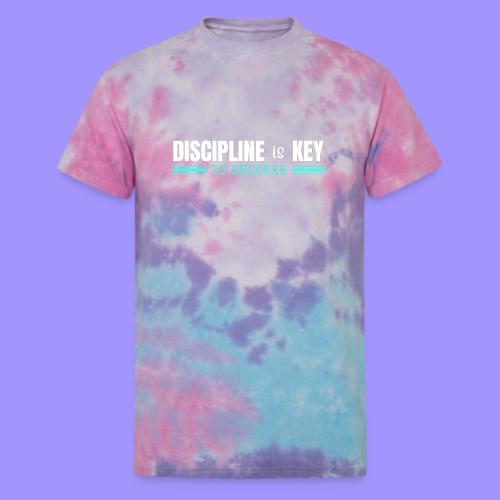 Discipline is Key to Success - Success Factors - Unisex Tie Dye T-Shirt