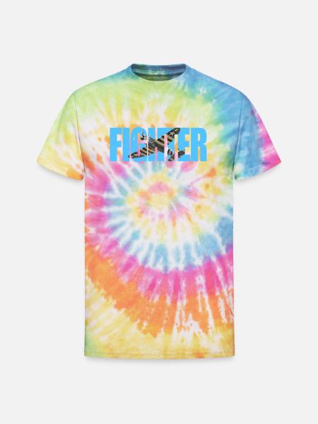 P-47 Thunderbolt - Unisex Tie Dye T-Shirt - rainbow