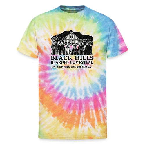 BH Bearded Homestead Logo Merch - Unisex Tie Dye T-Shirt