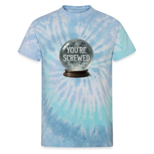 Ominous Fortune Sphere - Unisex Tie Dye T-Shirt