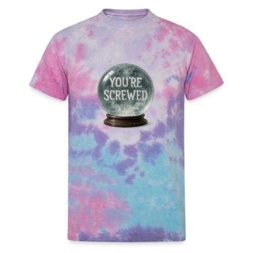 Ominous Fortune Sphere - Unisex Tie Dye T-Shirt