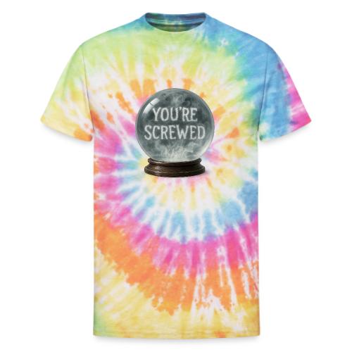 Ominous Fortune Sphere - Unisex Tie Dye T-Shirt