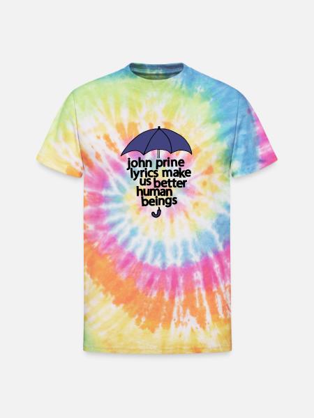 John Prine - Unisex Tie Dye T-Shirt - rainbow