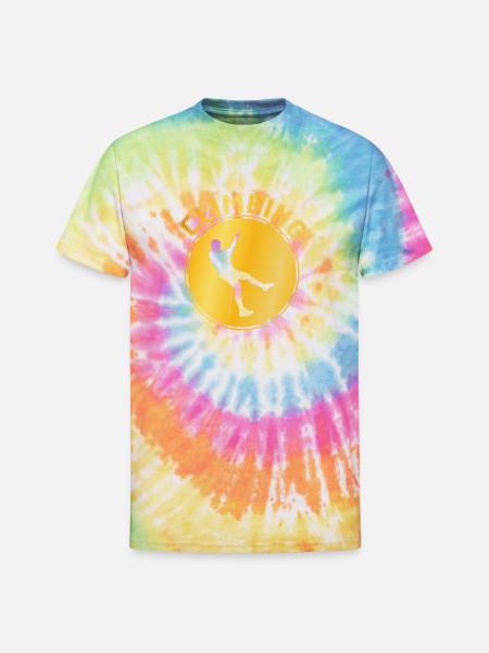 climbing - Unisex Tie Dye T-Shirt - rainbow