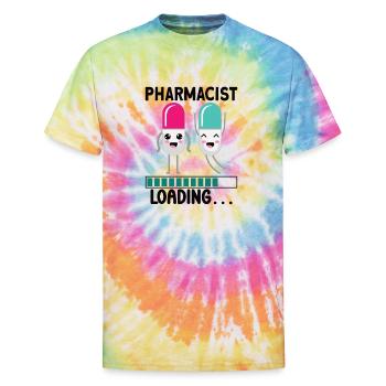 Funny Pharmacist Pharmacy Technician Pharmacy - Unisex Tie Dye T-Shirt - rainbow - Front