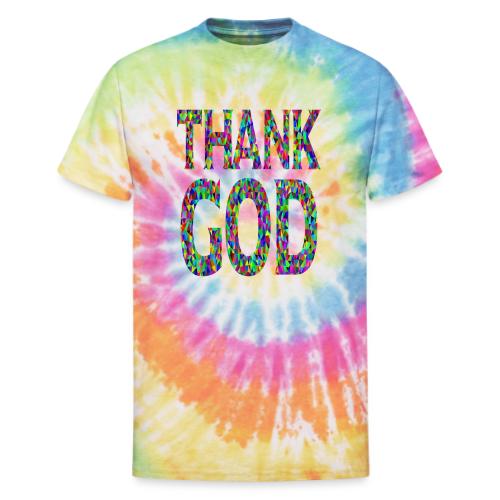 THANK GOD - Unisex Tie Dye T-Shirt