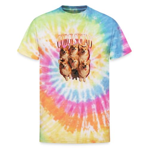 Corgi Squad Funny Dog Lover Vintage Shirt - Unisex Tie Dye T-Shirt
