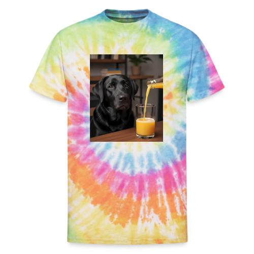 Golden Retriever Chill Juice Vibes - Unisex Tie Dye T-Shirt