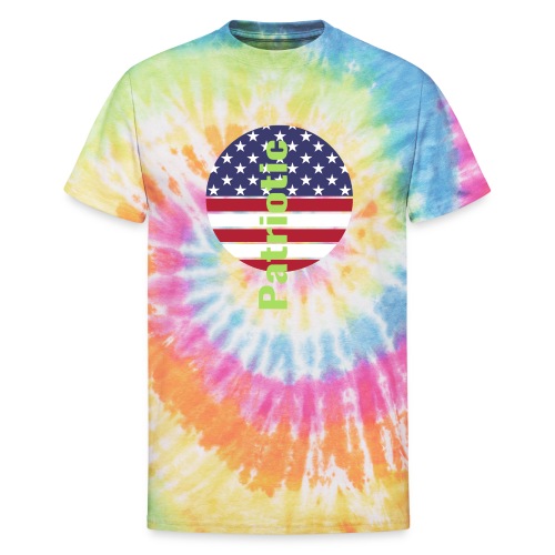Amerincan patriotic flag - Unisex Tie Dye T-Shirt