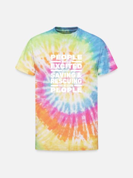 EMT Paramedic - Unisex Tie Dye T-Shirt - rainbow