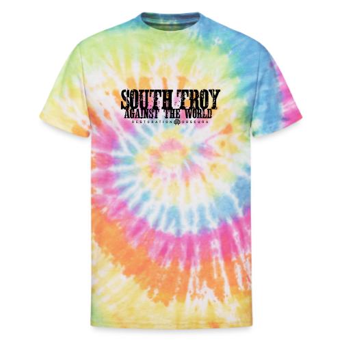 RO South Troy Against the World Broken Dark - Unisex Tie Dye T-Shirt