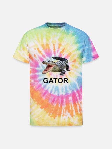 Gator shirt - Unisex Tie Dye T-Shirt - rainbow