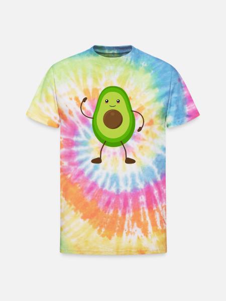 Avo cuddle - Unisex Tie Dye T-Shirt - rainbow
