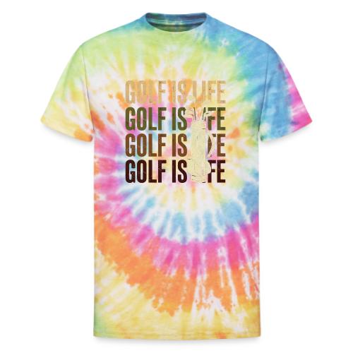 Golf Is Life - Vintage Golf Tee - Unisex Tie Dye T-Shirt