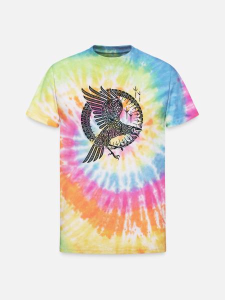 RAGNAR'S RAVEN - Unisex Tie Dye T-Shirt - rainbow