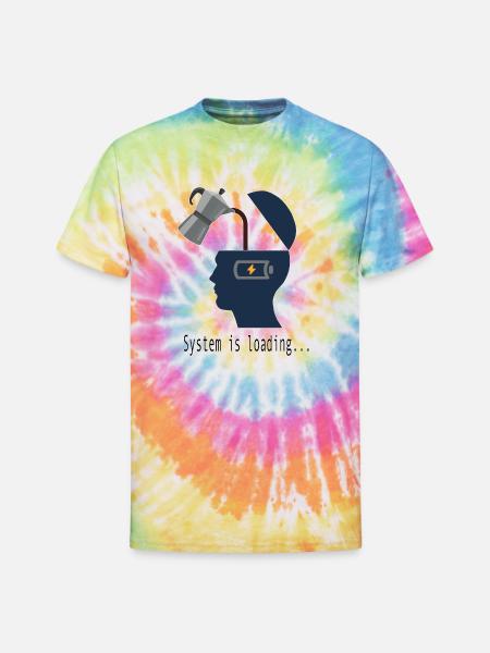 System is loading - Unisex Tie Dye T-Shirt - rainbow