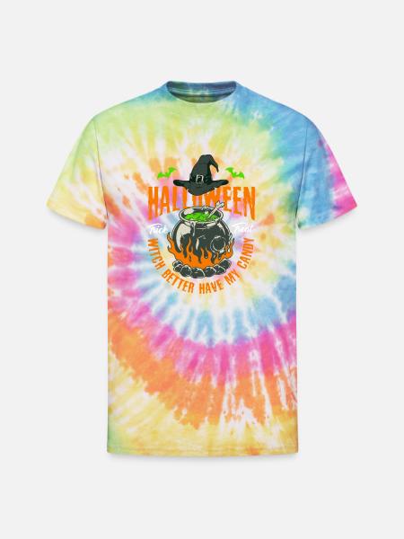Bubbly Cauldron - Unisex Tie Dye T-Shirt - rainbow
