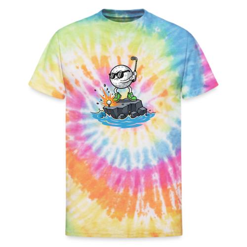 Play It As It Lies Bad Golfer Quote Cotton - Unisex Tie Dye T-Shirt