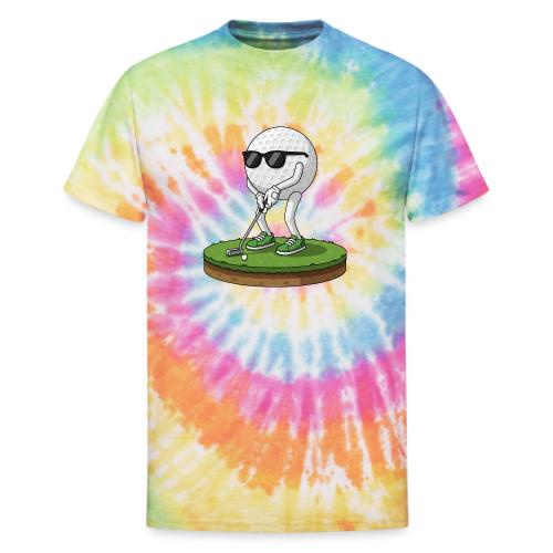 Just Tap It In - Golf Gag Gift Tee for Men - Unisex Tie Dye T-Shirt