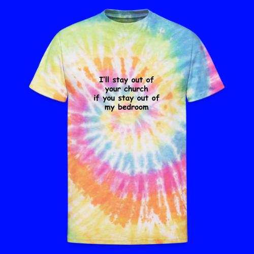 Church - Bedroom - Unisex Tie Dye T-Shirt