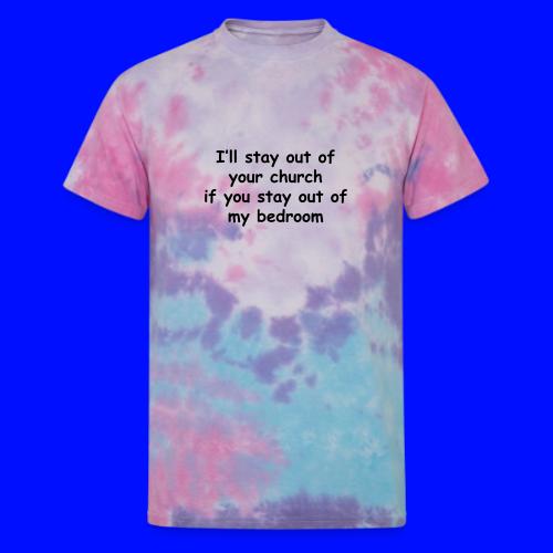 Church - Bedroom - Unisex Tie Dye T-Shirt