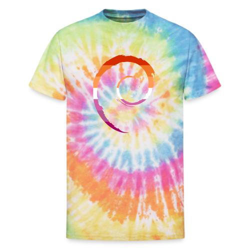 Lesbian Swirl Logo - Unisex Tie Dye T-Shirt