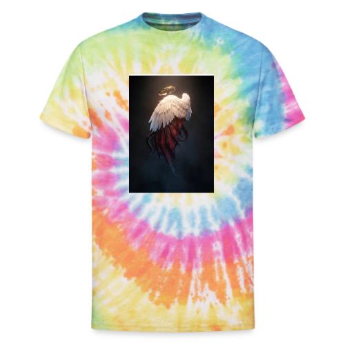 Angel vs Demon Wings Dark Aesthetic Gothic T-Shirt - Unisex Tie Dye T-Shirt