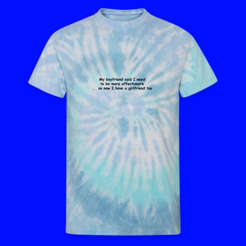 Affectionate - Boyfriend & Girlfriend - Unisex Tie Dye T-Shirt