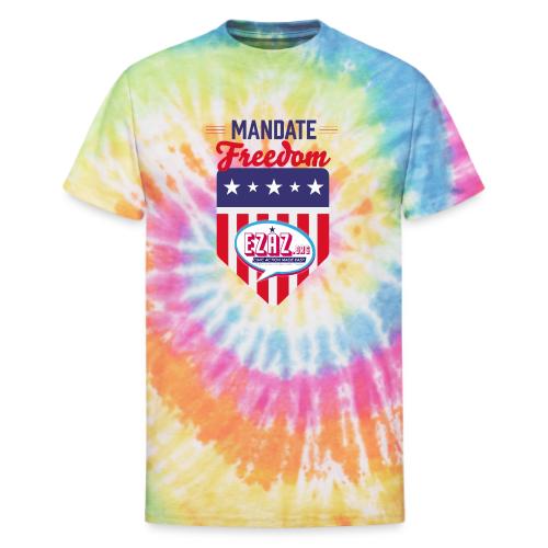 Mandate Freedom EZAZ.org (light) - Unisex Tie Dye T-Shirt
