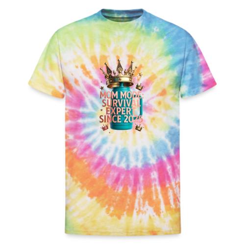 Mom Mode Survival Expert Tee - Unisex Tie Dye T-Shirt
