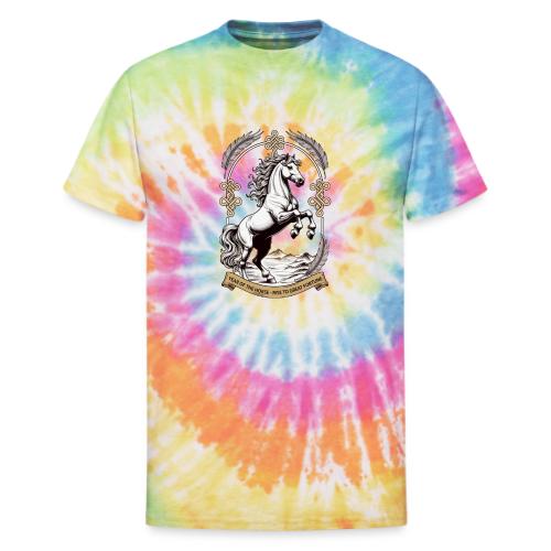 Year of the Horse Rearing T Shirt, Lunar New Year - Unisex Tie Dye T-Shirt