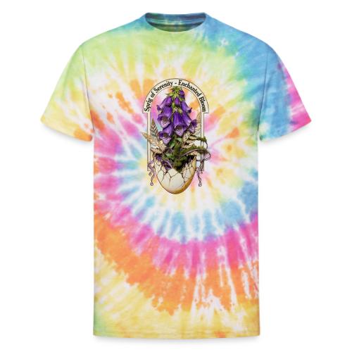 Spring Serenity Foxglove Tee, Easter Gift for wife - Unisex Tie Dye T-Shirt
