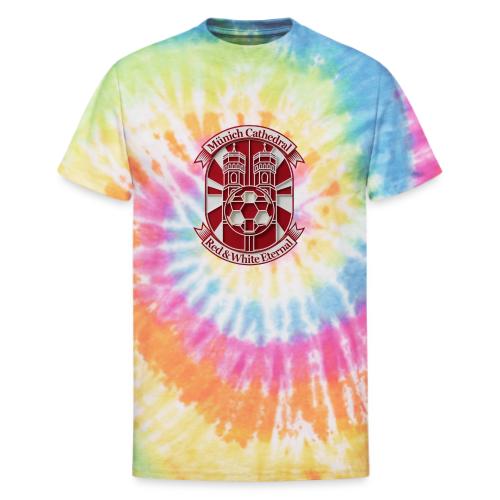 Munich Cathedral T Shirt, German Football Fan Gift - Unisex Tie Dye T-Shirt