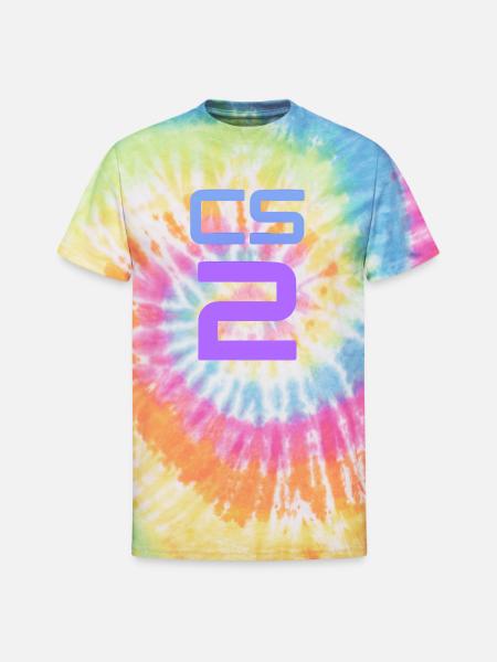 CS 2 - Unisex Tie Dye T-Shirt - rainbow