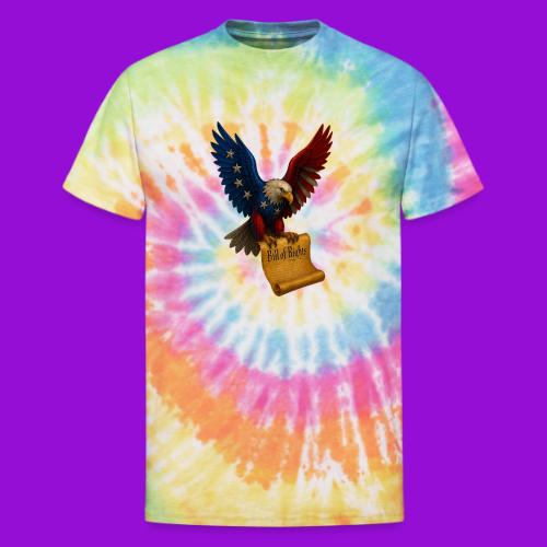 Bill of Rights Bald Eagle - Unisex Tie Dye T-Shirt