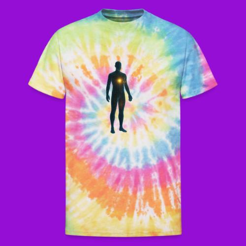 Glowing Chest Personl - Unisex Tie Dye T-Shirt