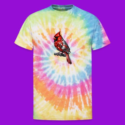 Silver Cardinal - Unisex Tie Dye T-Shirt