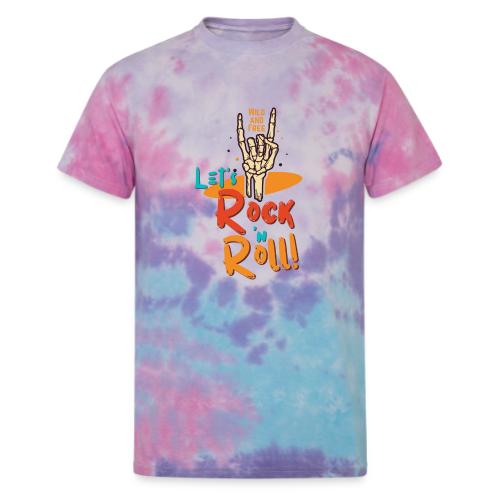 Let's Rock and Roll - Unisex Tie Dye T-Shirt
