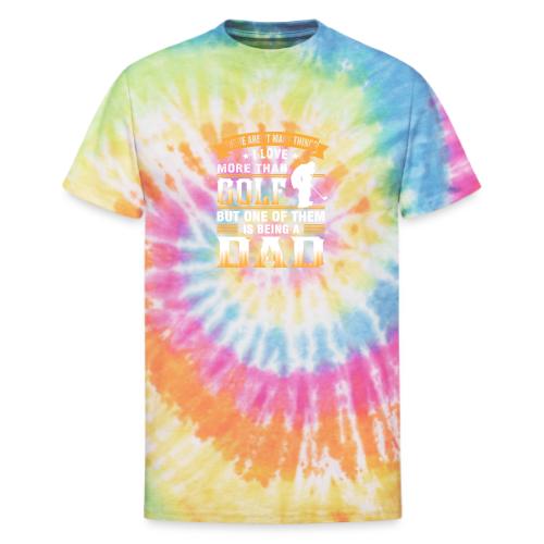 Best Golf Dad Gift - Funny Father's Day T-Shirt - Unisex Tie Dye T-Shirt