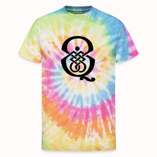 qcpb black logo - Unisex Tie Dye T-Shirt