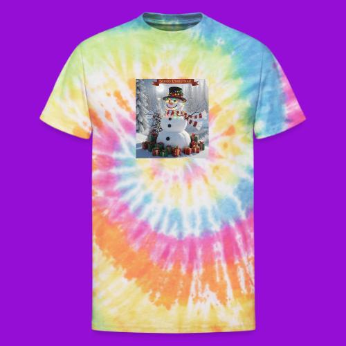 Merry Christmas - Unisex Tie Dye T-Shirt