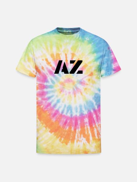 AZ - Unisex Tie Dye T-Shirt - rainbow