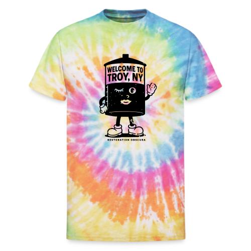 RO Welcome to Troy Winking Fuel Tank - Unisex Tie Dye T-Shirt