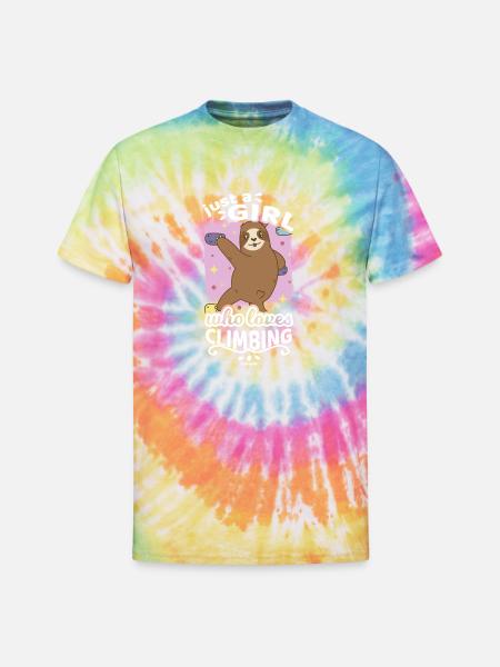 Climb - Unisex Tie Dye T-Shirt - rainbow