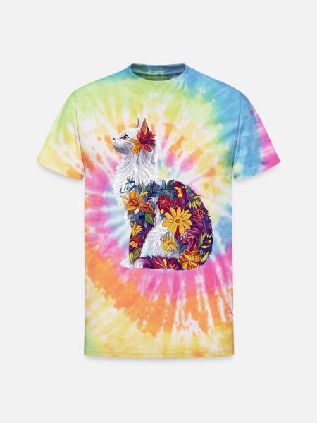 Turkish Angora - Unisex Tie Dye T-Shirt - rainbow