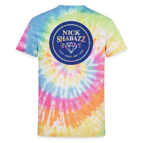 Nick Shabazz Logo Merch - Unisex Tie Dye T-Shirt