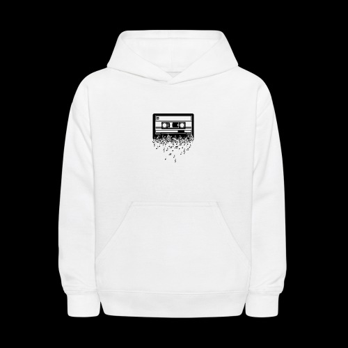 Music Notes Cassette Tape - Kids' Hoodie