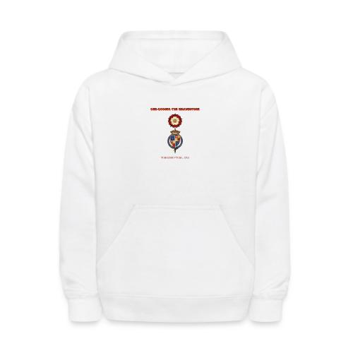 De Vere's Rose - Front & Back print - light fabric - Kids' Hoodie